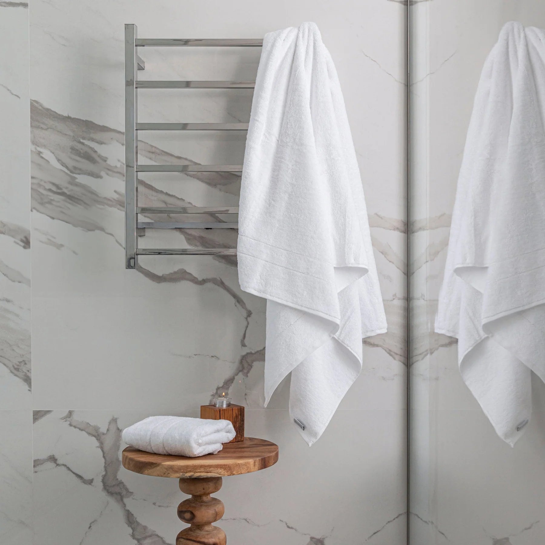 Set*3 Toallas Hotel 5 estrellas Hoomy 100% Algodón Turco 670 grs